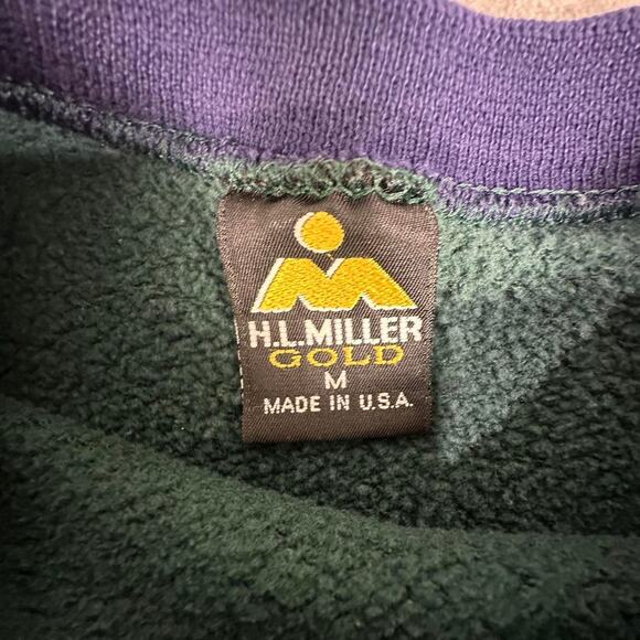 Vintage 90’s H.L. Miller Gold Green/Blue UW College of Engineering Sweatshirt M - Picture 3 of 8
